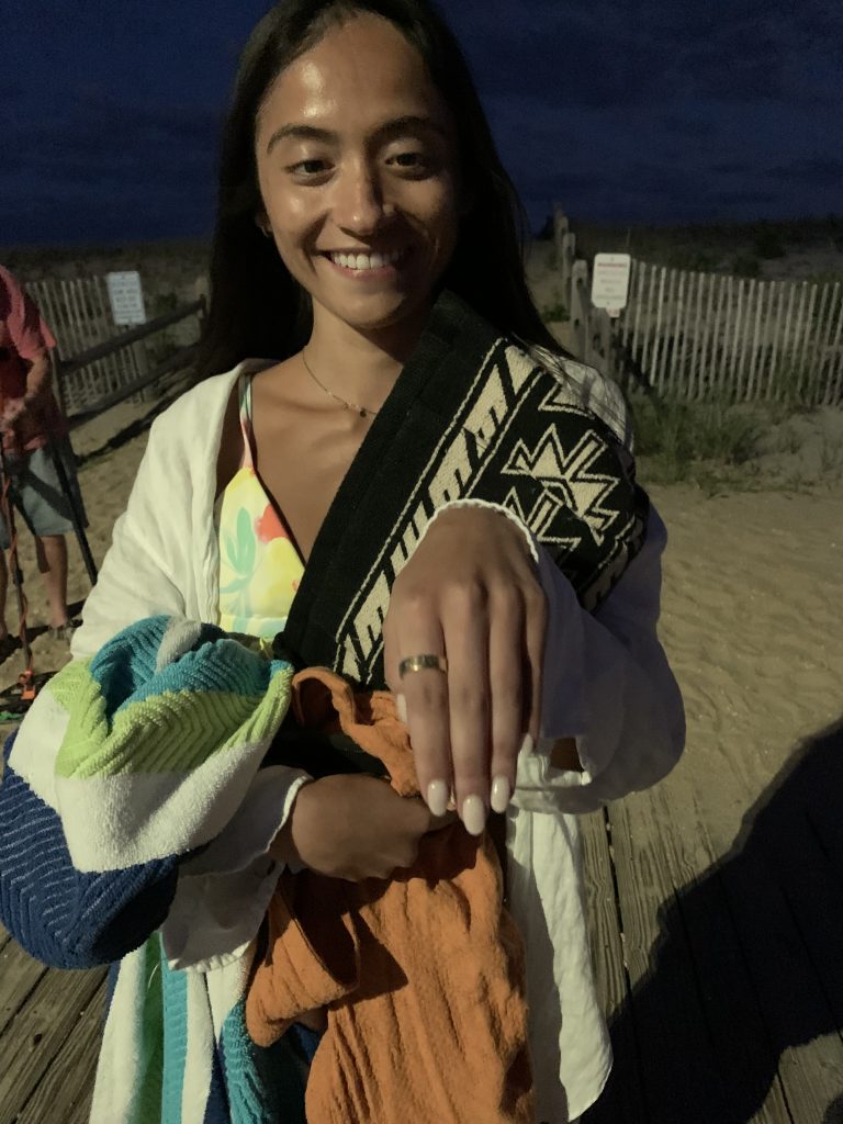 Find lost ring in woods
