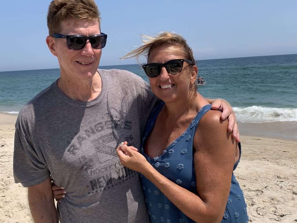 Find lost ring with metal detector