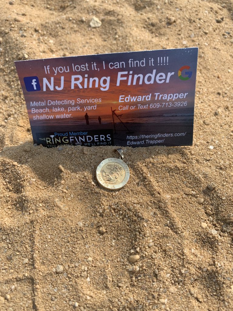 lost ring in the sand what should I do