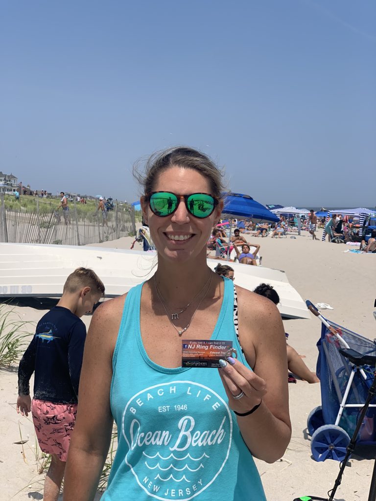 find lost ring with metal detector